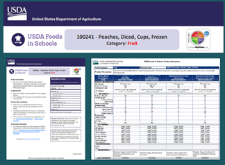 usda foods peaches