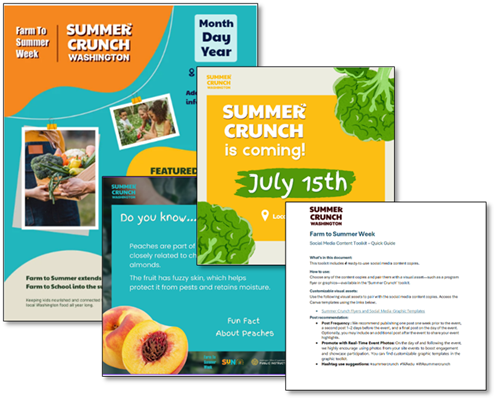 summer crunch materials