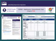 usda foods applesauce
