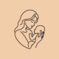 mom and baby icon
