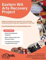 Eastern WA Arts Recovery flyer