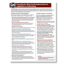 Legislative vs Rulemaking Comparison