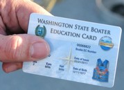 Boater safety card