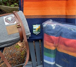 Pendleton blankets with State Parks logo for sale at our online store