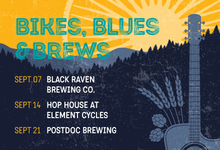 Bikes, Blues and Brews poster