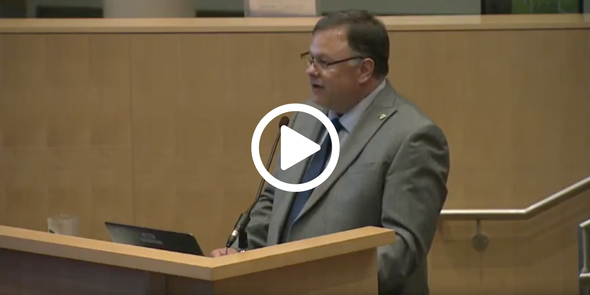 Mayor John Marchione Presenting Budget