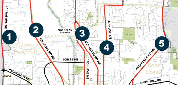 North South Corridor Map