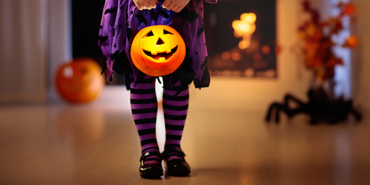 Kid on Halloween 