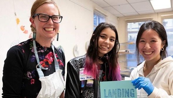 Teens printmaking