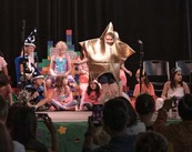 students performing in a theatrical play