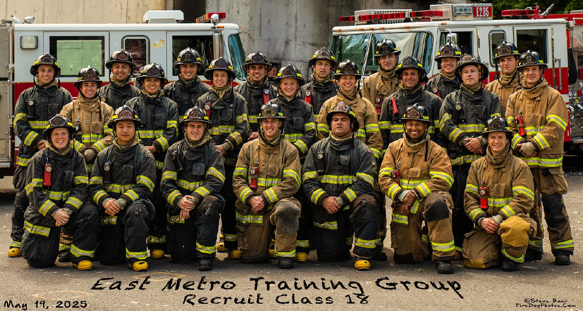 Congratulations to the East Metro Training Group Recruit Class 18