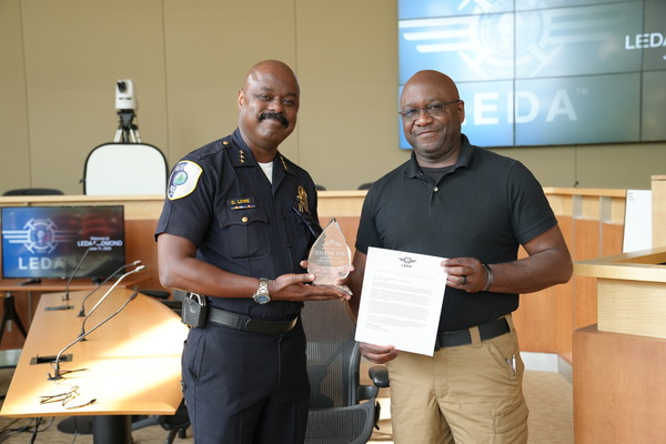 Chief Lowe with LEDA