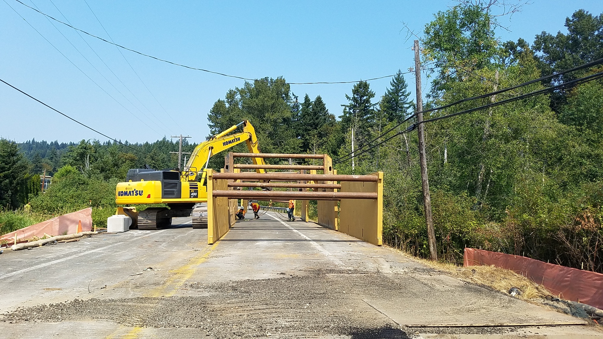 Zackuse Creek Project Culvert Construction
