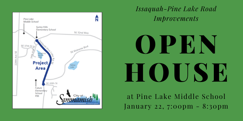 Issaquah Pine Lake Road Open House