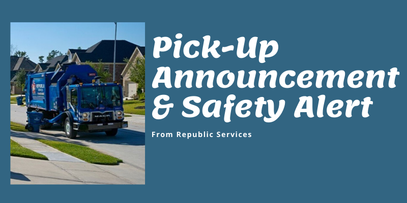 Pick-up and safety alert