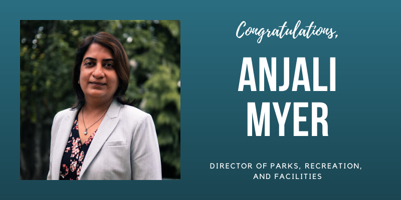 Congratulations Anjali Myer