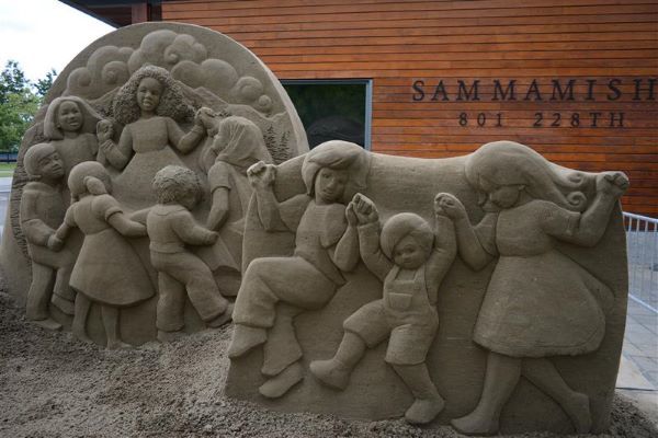 Sand Sculpture Diversity & Inclusion 2020