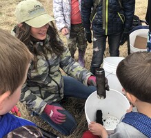 Ferry CD staff teach students soil surveying