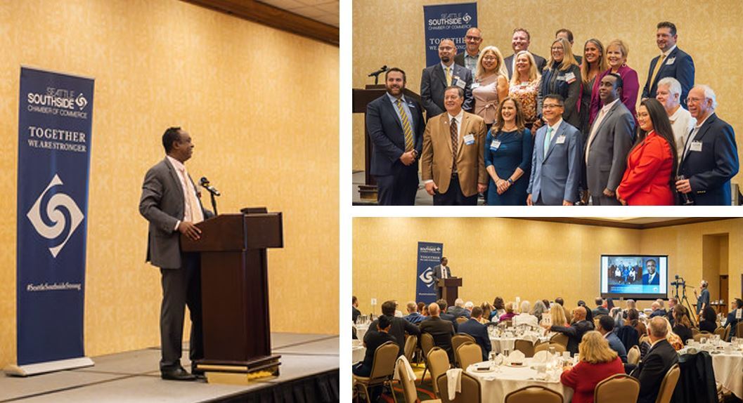 Mayor reception collage