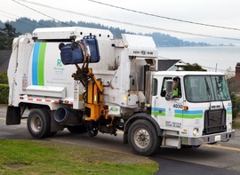 waste management truck
