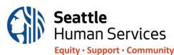 HSD logo in color with tagline: Equity, Support & Community