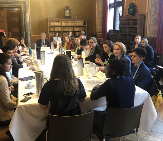 Mayor Jenny joins youth and other Mayors from around the world at a Youth Climate roundtable