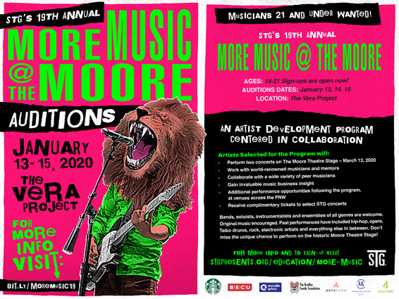 The Moore Audition Sign Ups