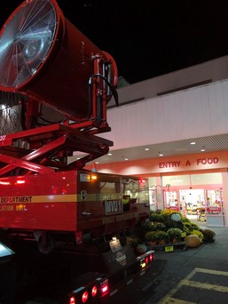 Department store fire