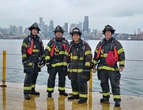 Fireboat crews