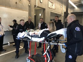 Paramedic training drill
