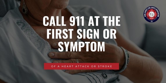King County fire departments urge residents to call 911 for symptoms of heart attack, stroke