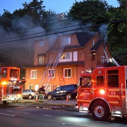 2-Alarm Fire at Hillside Motel