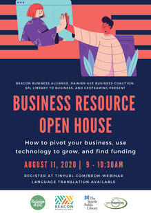 Business Resource Open House Flyer