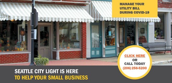 Seattle City Light Small Business Assistance Banner