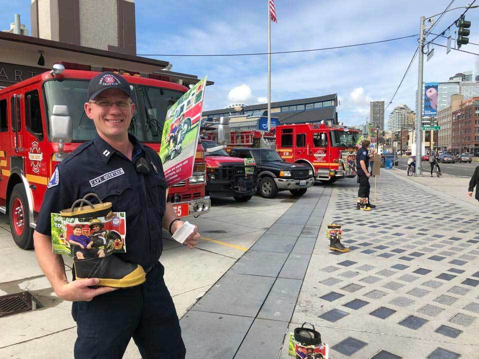 Firefighters Fill the Boot in support of the Muscular Dystrophy Association