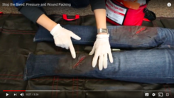 Stop the Bleed Pressure Wound Packing