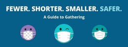 Safer gatherings graphic