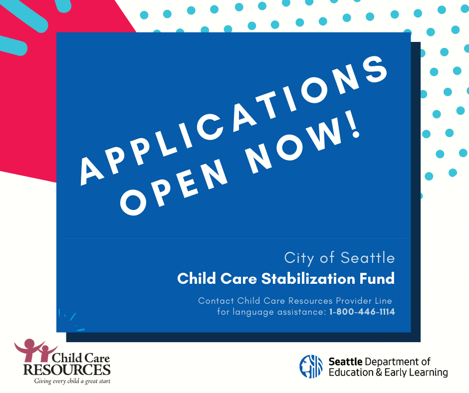 Child Care Stabilization Open Application