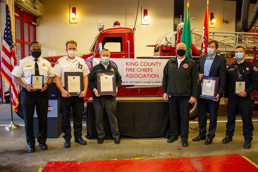 King County Fire Chiefs Association award recipients