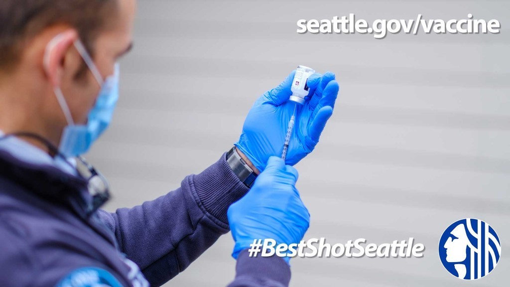 Visit seattle.gov/vaccine for updates on the COVID-19 vaccine