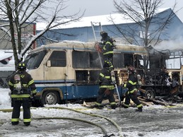Fatal RV fire
