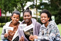 SYEP youth celebrating the completion of a previous summer program