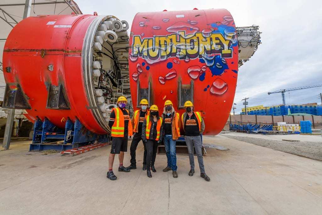 SPU crews with the Tunnel Boring Machine