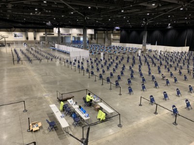 Lumen Field vaccination clinic