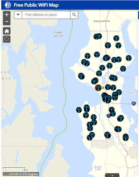 Free Public Wi-Fi Map