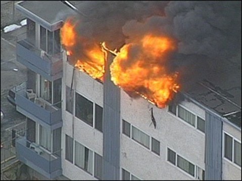 apartment fire