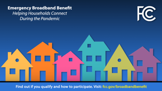 Graphic about Emergency Broadband Benefit Program