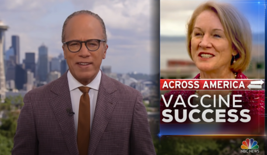 Mayor Durkan and Lester Holt