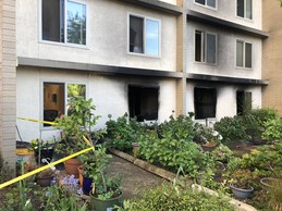 May 9 fire with two patients