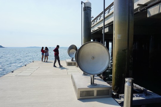 Land Buoy Bells on the Seattle Waterfront